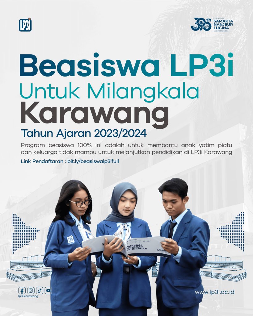 Beasiswa LP3I Untuk Milangkala Karawang